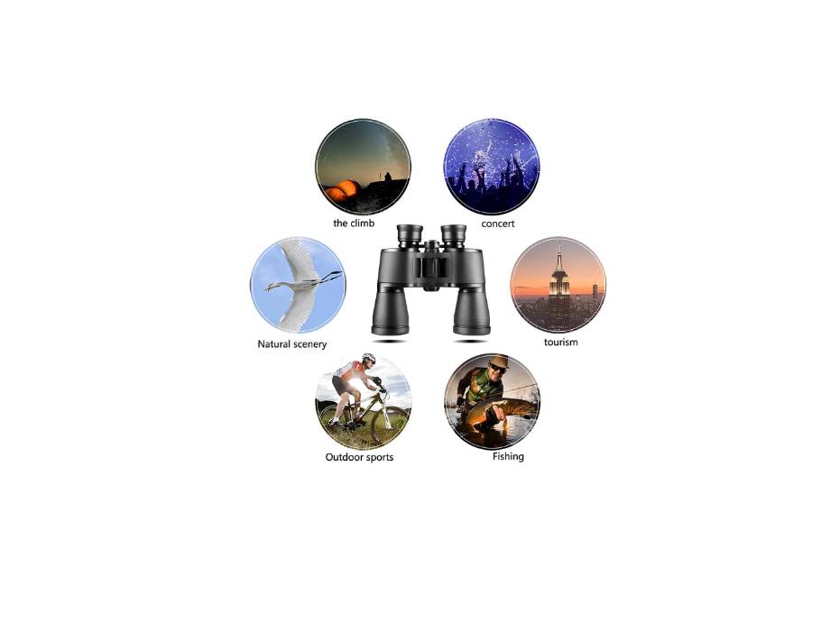 CRONY Binocular 20X50 HD Powerful camping Binocular high Magnification Telescope Night Vision Travel