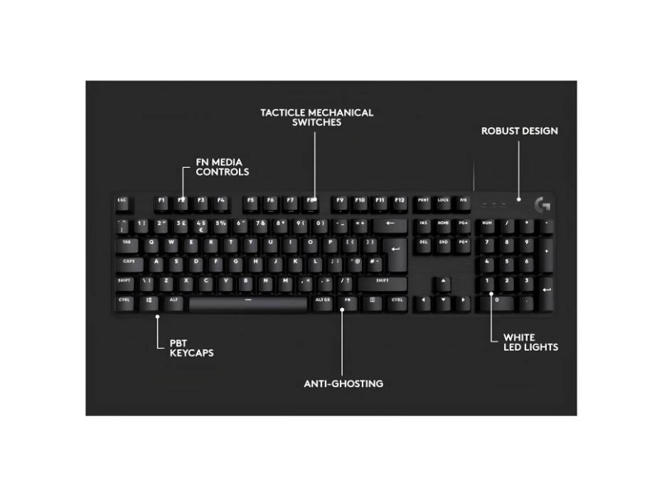 Logitech G413 SE Full-Size Mechanical Gaming Keyboard
