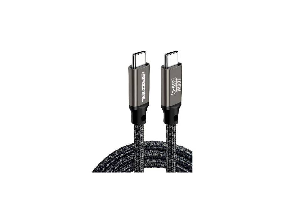 SPEIRAL TYPE C CABLE 5 MTR 100W 10 Gbps 4K 60 HZ DISPLAY -SPCC5V