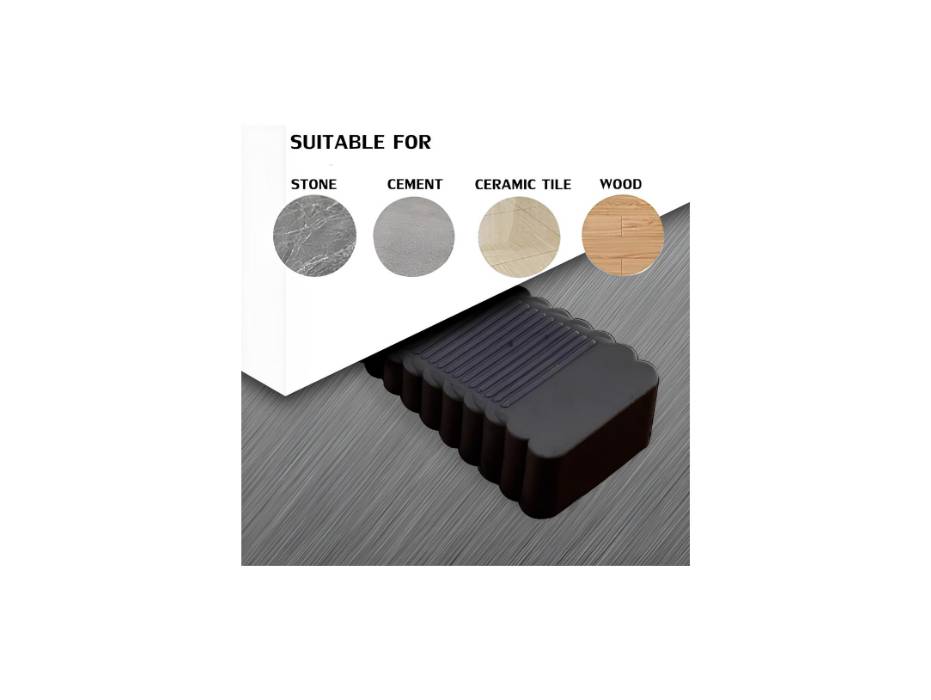 Anti Slip Door Stop Wedge - Pack of 6