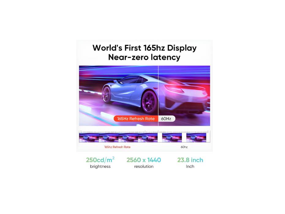 XP-pen Artist Pro 24 Gen2 165hz Drawing Tablet with Screen, Drawing Monitor with Dual 16384 Pen Pressure Battery-Free Stylus, Mini Key dial, 23.8" Full Laminated AG Screen