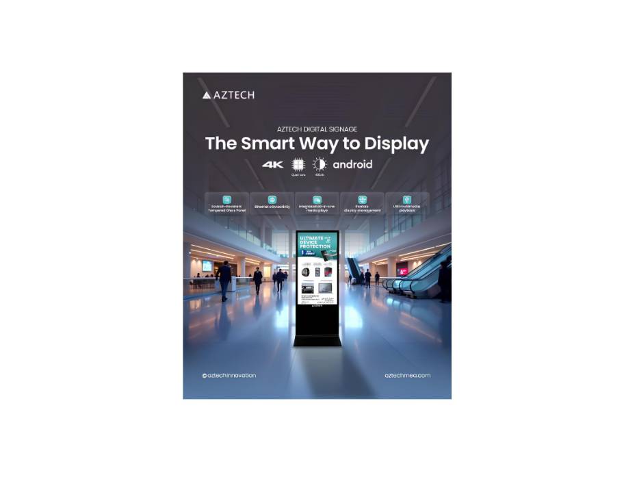 AZTECH 4K 55-Inch Non-Touch Digital Signage