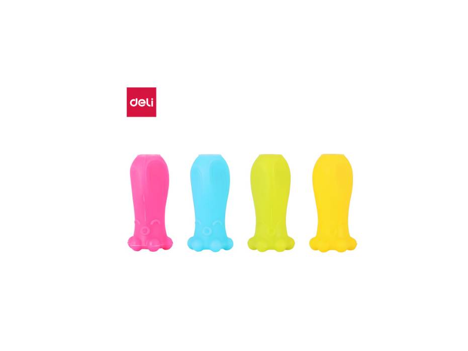 Deli EU75101 Pencil Grip Set (4 Colors)