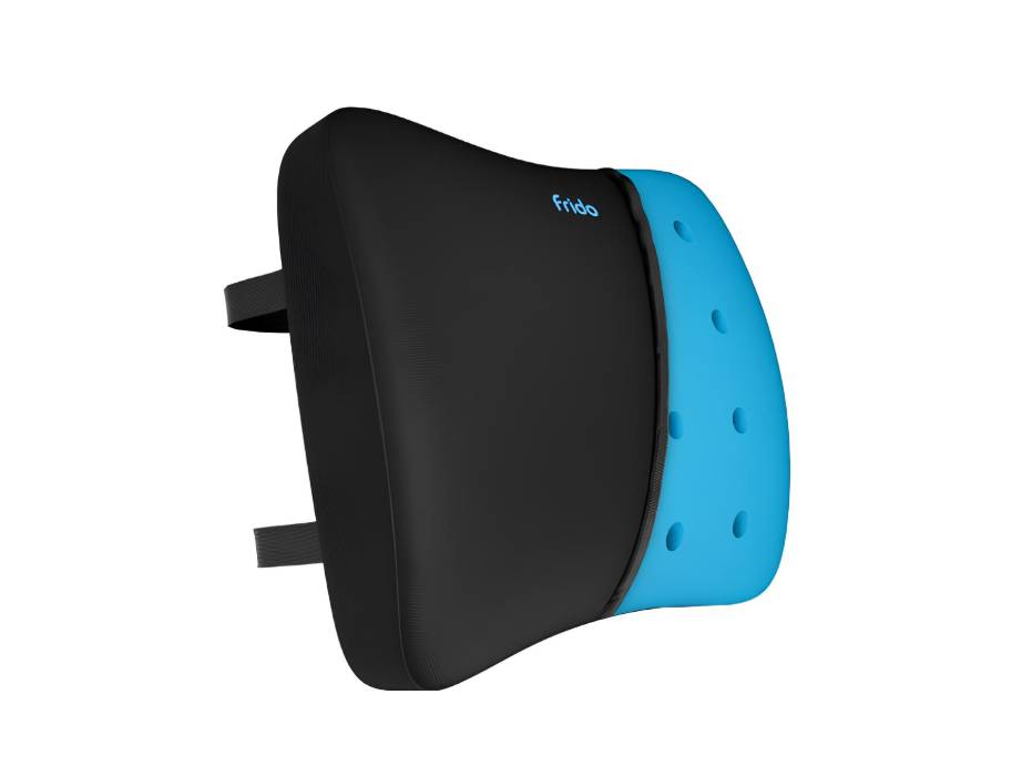 Frido Lumbar Back Support Pillow, Gel Infused Memory Foam