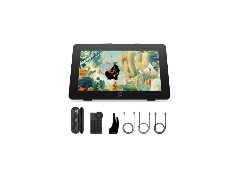 XP-pen Artist Pro 24 Gen2 165hz Drawing Tablet with Screen, Drawing Monitor with Dual 16384 Pen Pressure Battery-Free Stylus, Mini Key dial, 23.8" Full Laminated AG Screen