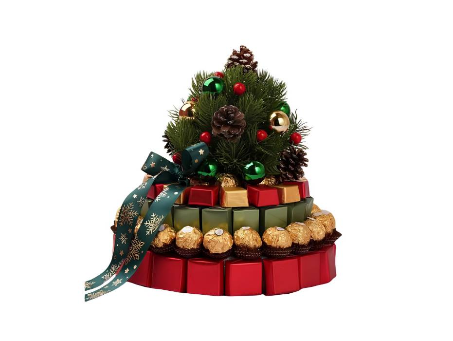 Christmas Chocolate Tree Arrangement