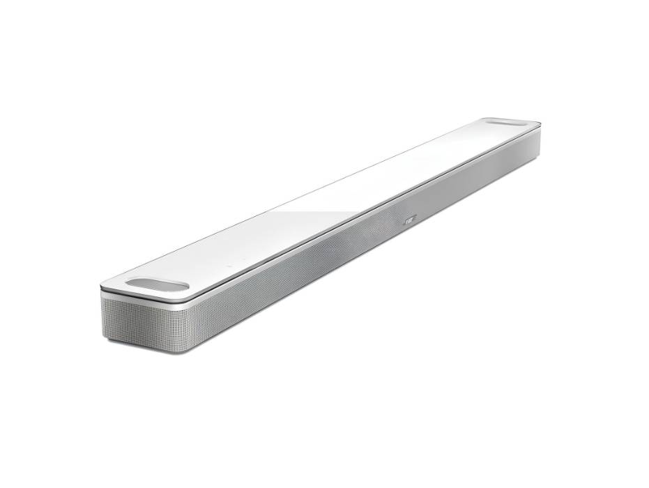 Bose Smart Ultra Soundbar With Dolby Atmos Plus Alexa and Google Voice Control, Surround Sound System for TV, White