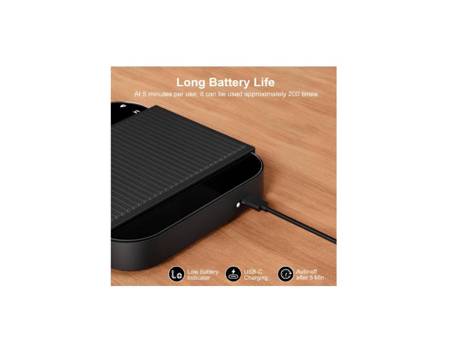 Ultrean Coffee Scale with Timer, 3kg/0.1g High Precision Drip Espresso Scale with Auto Tare, Rechargeable Kitchen Food Scale with Digital LED, Touch Sensor and Silicone Cover