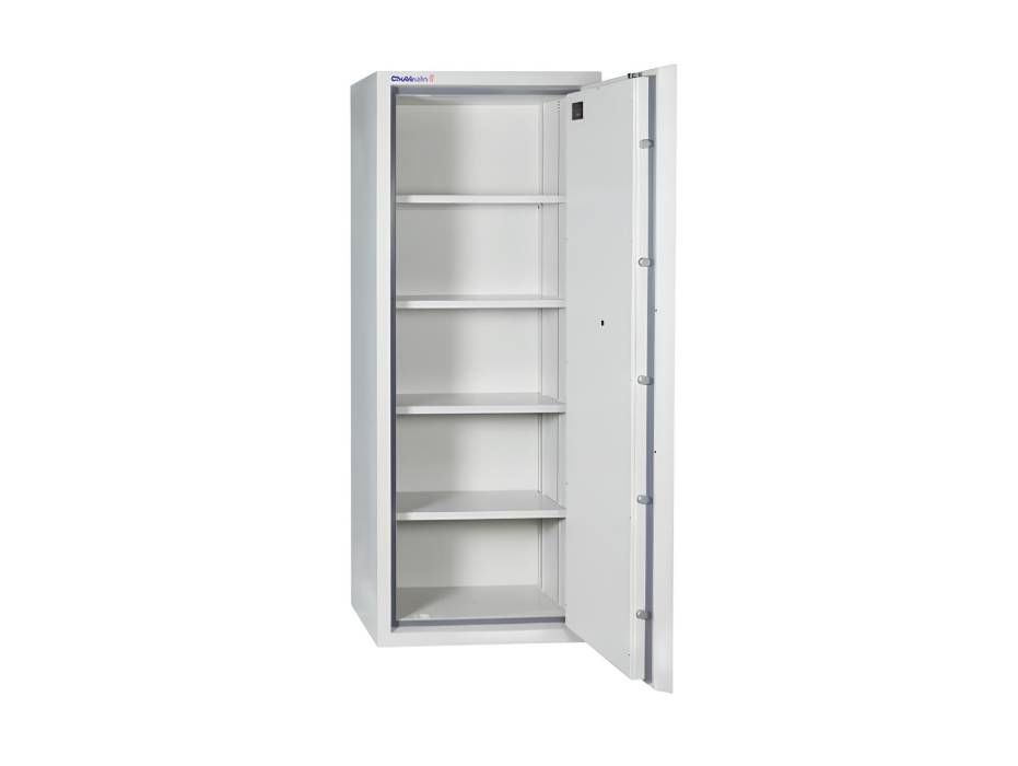 Chubbsafes Data Protection Cabinet Model 400P, 4 Shelves with Key Lock