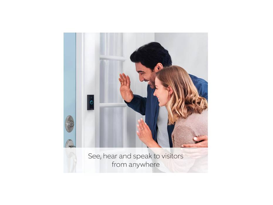 Ring Video Doorbell Wired + Chime, HD Video, Advanced Motion Detection, Hardwired Installation