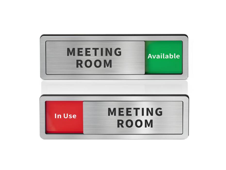 Meeting Room Sliding Door Sign