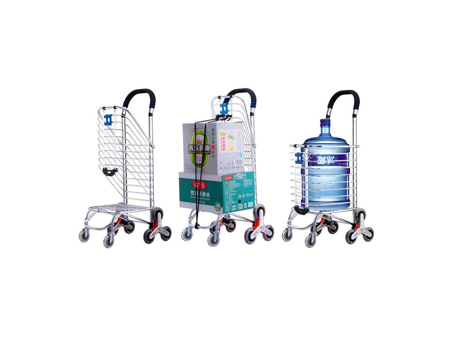 CRONY 8 Wheels Dual Purpose Shopping Cart, Lightweight Shopping Trolley Bag