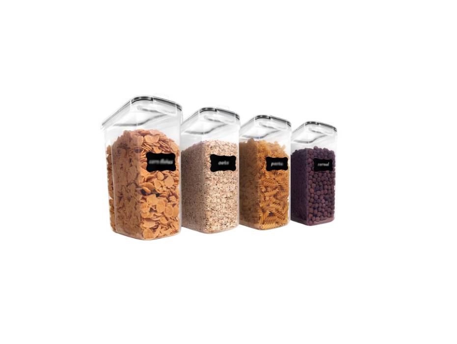Airtight Food Storage Container 4 Liters, Set of 4