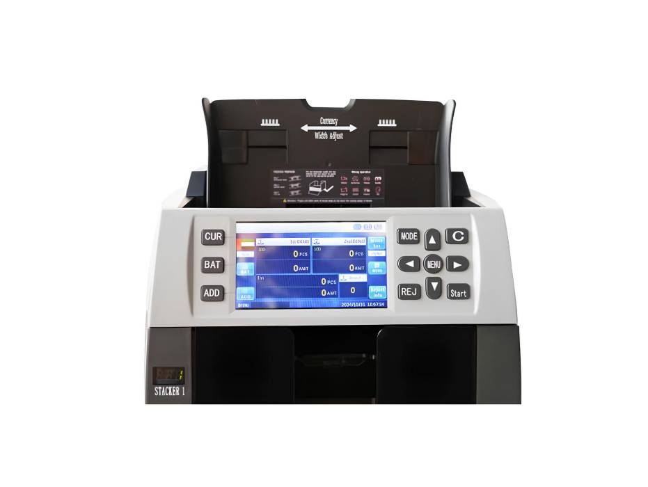 CRONY Banknote Verifiers WR8301 2+1 Multi Currency Mix Value Money sorter Pocket Money Counter and Sorter