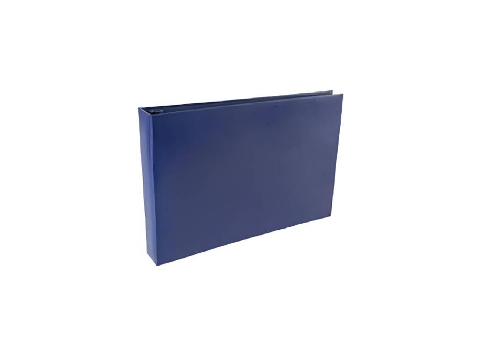 Alpha Presentation Binder 3 Rings A3 Landscape, 76mm Spine, Dark Blue (308-A3DBL)