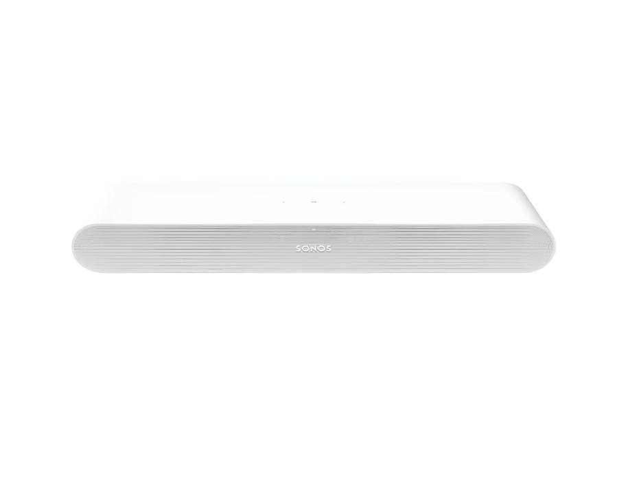 Sonos Ray Soundbar - All-in-one compact and sleek with Blockbuster sound for movies, gaming wifi music streaming, compatible App Apple AirPlay, White
