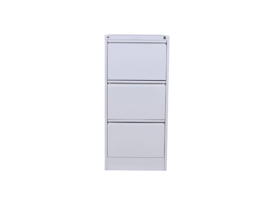 RIGID Steel Vertical Filing Cabinet Large Storage steel Cabinet, Metal Portable Cabinet with 3 Drawers for Legal, Grey