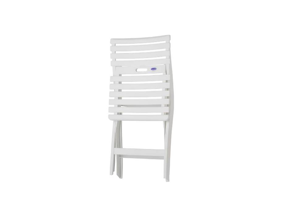 Cosmoplast Folding Chair, White
