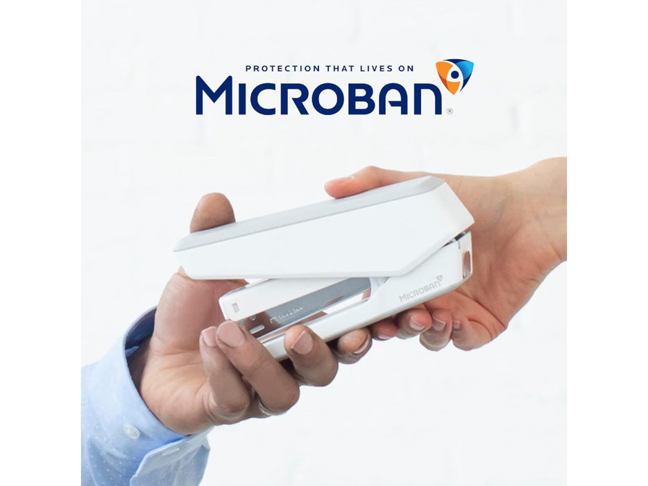 Fellowes LX850 EasyPress Staple with Antibacterial Microban Technology, 25 Sheet Capacity, White
