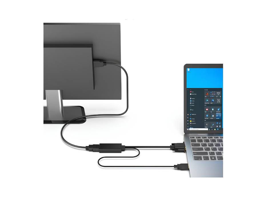 BENFEI VGA to HDMI Adapter, 1080P Converter with Audio from Computer/Laptop VGA Source to HDMI TV/Monitor