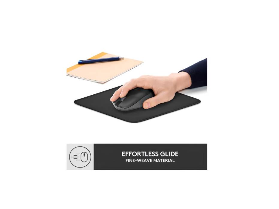 Logitech Mouse Pad - Studio Series With Anti-Slip Rubber Base, Easy Gliding, Spill-Resistant Surface, Durable Materials