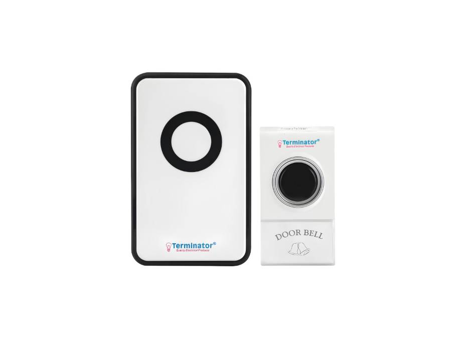 Terminator Door Bell Digital Wireless With 38 Different Melodies 2 Pin Plug - TDB 018AC