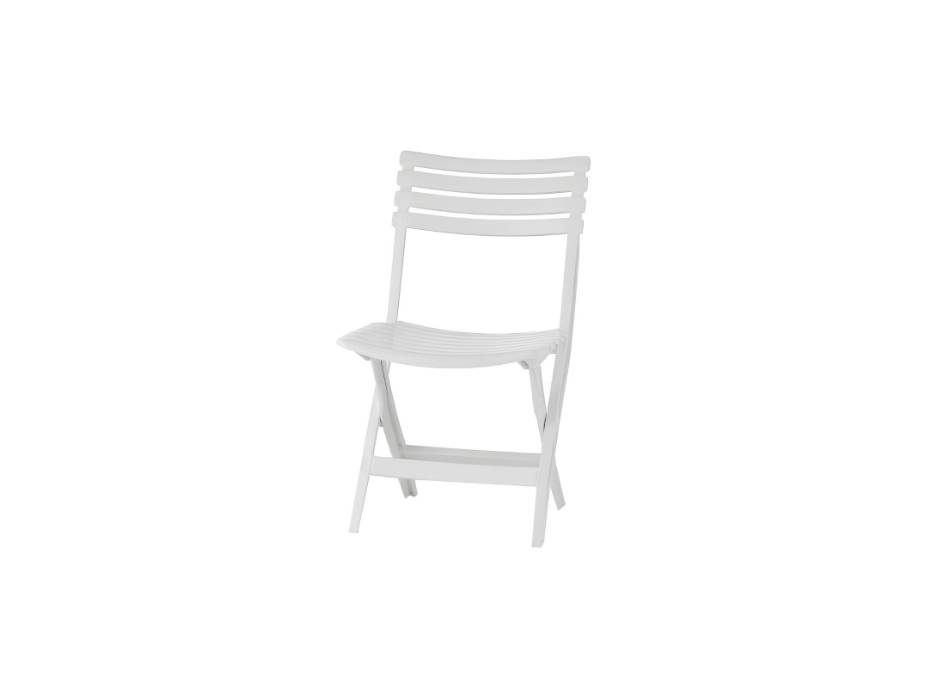 Cosmoplast Folding Chair, White