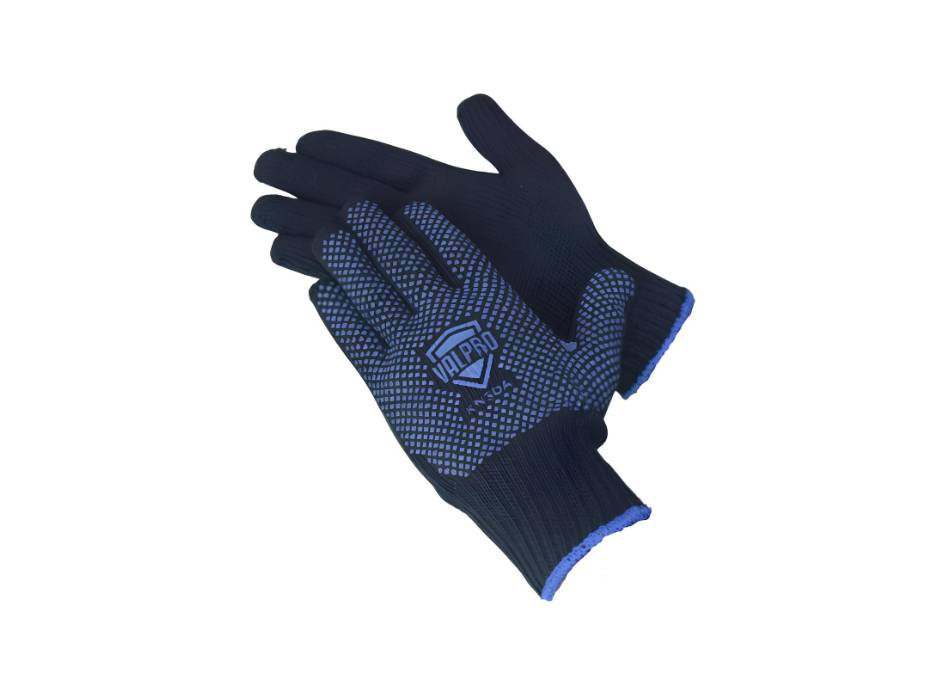 Valpro Single Side Dotted Gloves, Blue KNSDA II