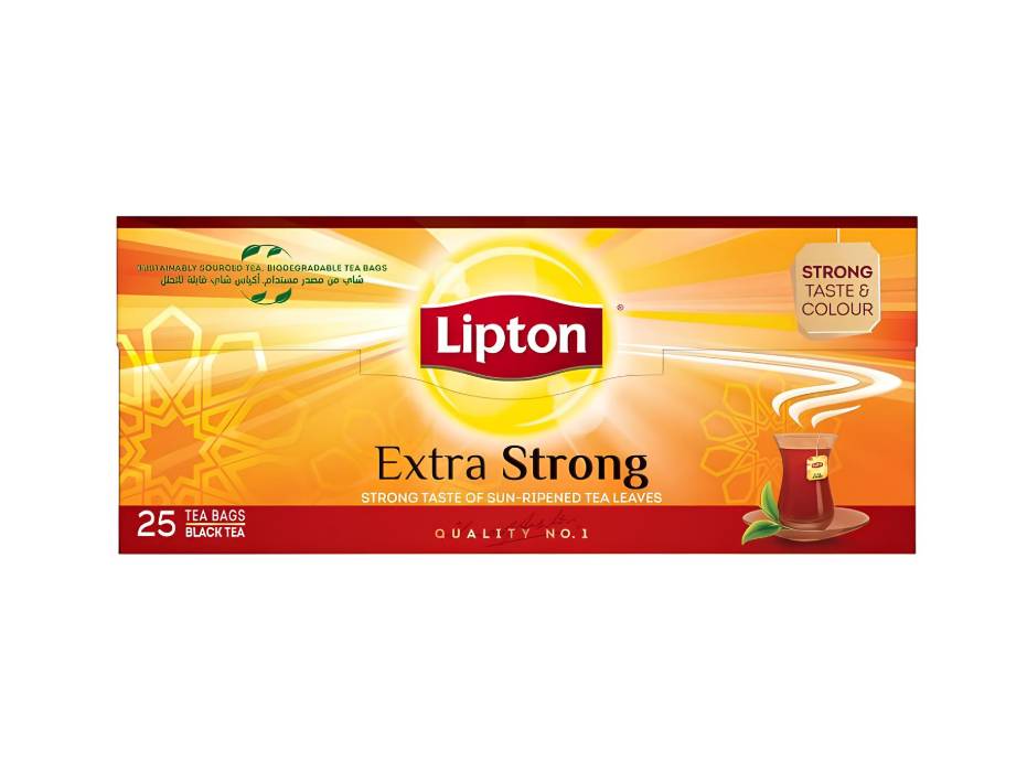 Lipton Extra Strong Black Tea 25 Teabags