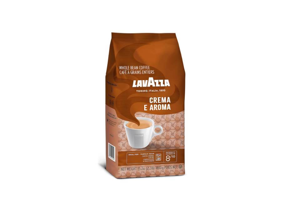 Lavazza Crema E Aroma Coffee Beans, 8/10, Italy - 1KG