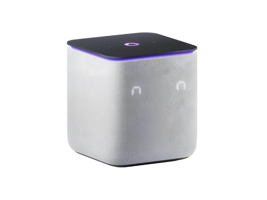 Yango Yasmina Midi | Smart AI Speaker | Premium Sound, Deep Bass & Stereo Pairing | Speaks English & Arabic | YangoPlay unlimited Movies, Series, Music, Quran | Kids Teacher & Translator | Gray