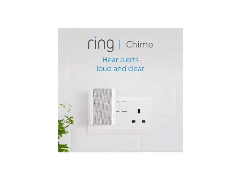 Ring Chime, White - Indoor Chime and Wi-Fi extender, ONLY for Ring network devices