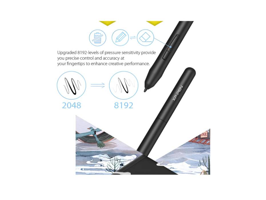 XP-pen Star03 Drawing Tablet 12" with Stylus