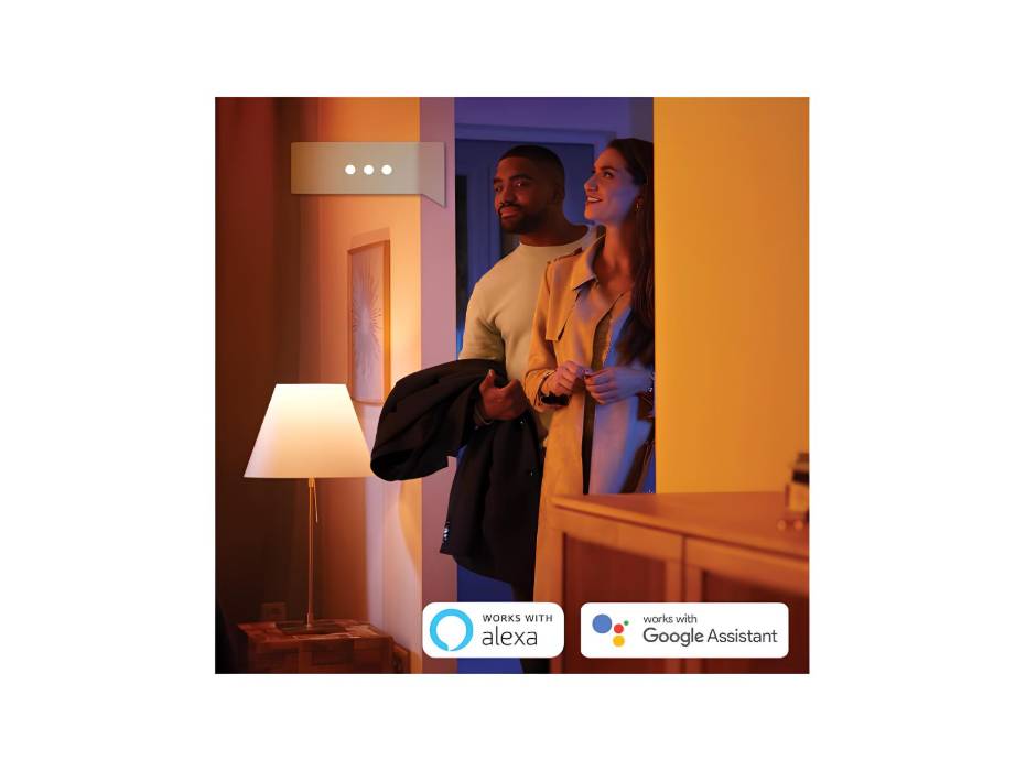 Philips Hue Bulb E27 (A60) 9W-75W 1100 Lumens White Ambiance Light