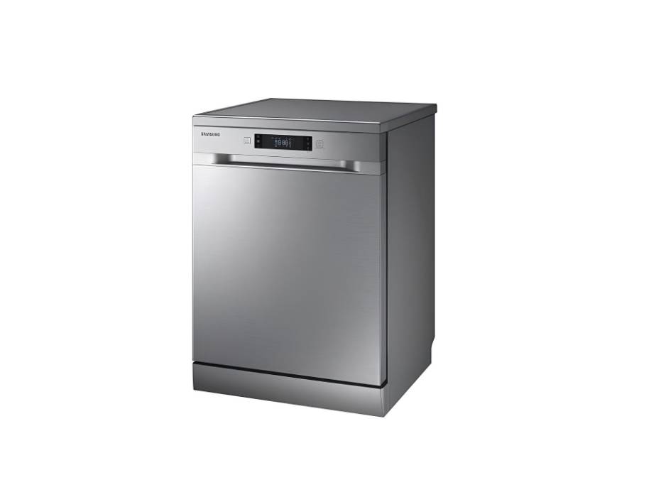 Samsung 6 Programmes 13 Place Settings Free Standing Dishwasher, Silver