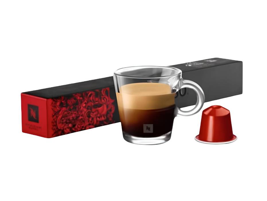 Nespresso Ispirazione Napoli, Cocoa & Intensely Roasted, Intensity 13, 10 Capsules