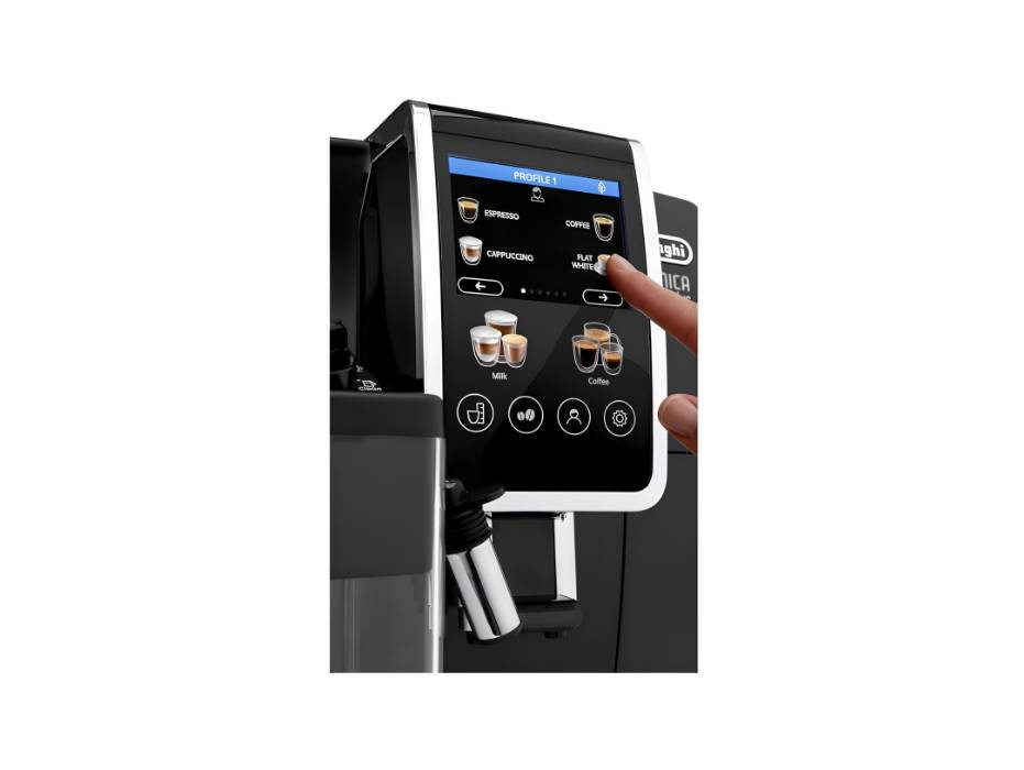 De'Longhi Coffee Machine DINAMICA PLUS Fully Automatic Espresso Machine with 30+ Hot & Iced Beverages - ECAM382.70.B