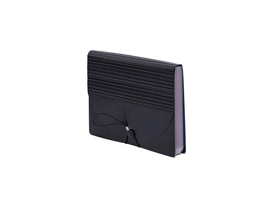 Expanding File, A4, 24 Pockets, Black