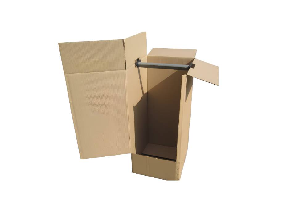 Wardrobe Box 61x53.5x120CM-5Ply Side Open with Hanging Rod