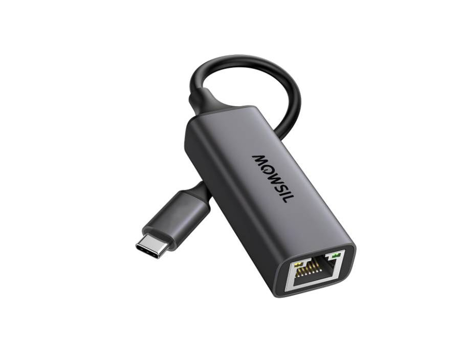 Mowsil USB-C to Lan Gigabit RJ45 Adapter
