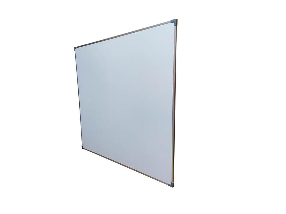 Magnetic White Board with Movable Tray Aluminum Frame 120 x 120 cm - Altimus