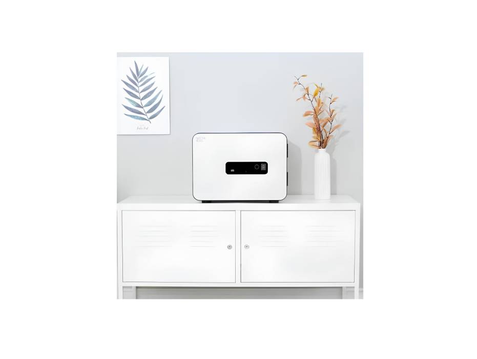 METACEL Fire Resistant Safe, Digital Lock / Fingerprint Sensor MC-020, White