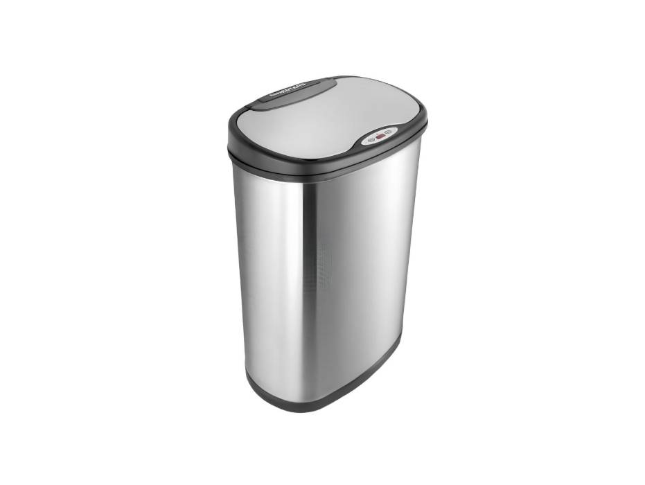 Ninestars, DZT-50-13, 50 L Automatic Touchless Motion Sensor Stainless Steel Trash and Garbage Bin with Highly Durable Lid Mechanism for Home, Kitchen and Office