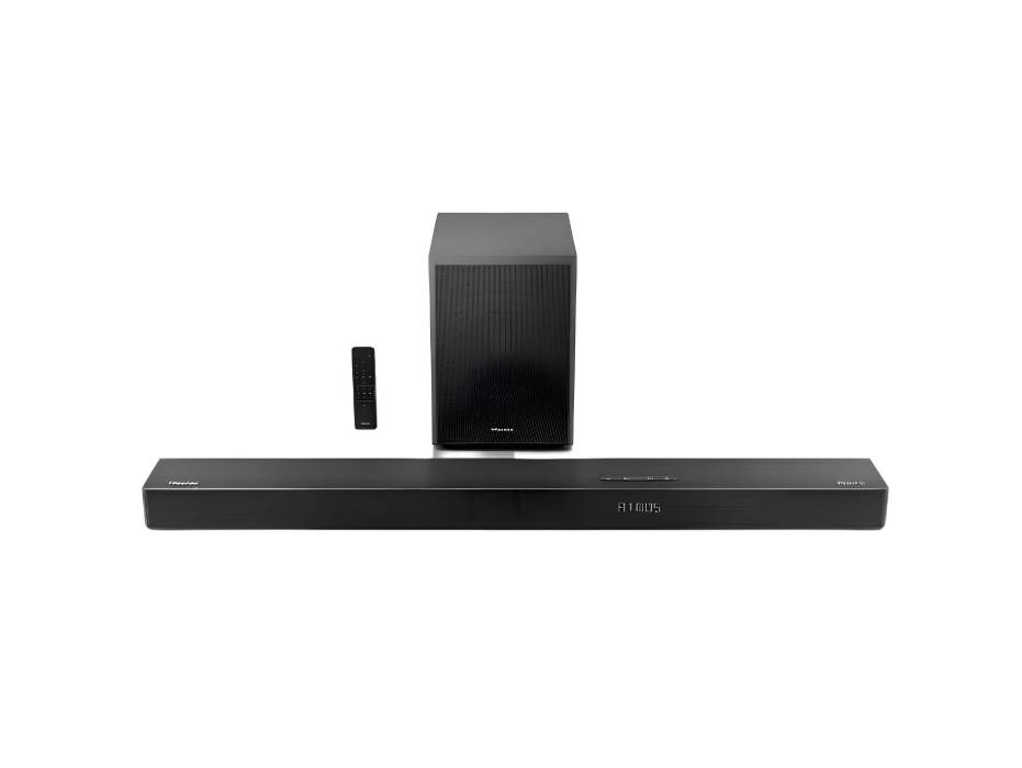 Hisense 3.1.2ch Soundbar U3120G - 3.1.2ch Premium Sound Bar with Wireless Subwoofer, 420W, Bluetooth 5.0, EzPlay, 4K HDR Pass Through, Type-C, HDMI ARC/Optical/AUX/USB, 7 EQ Modes