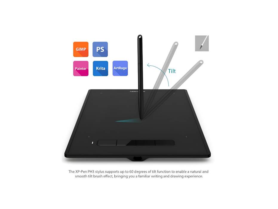 XP-pen G960S Graphics Tablet with Stylus (9" x 6")