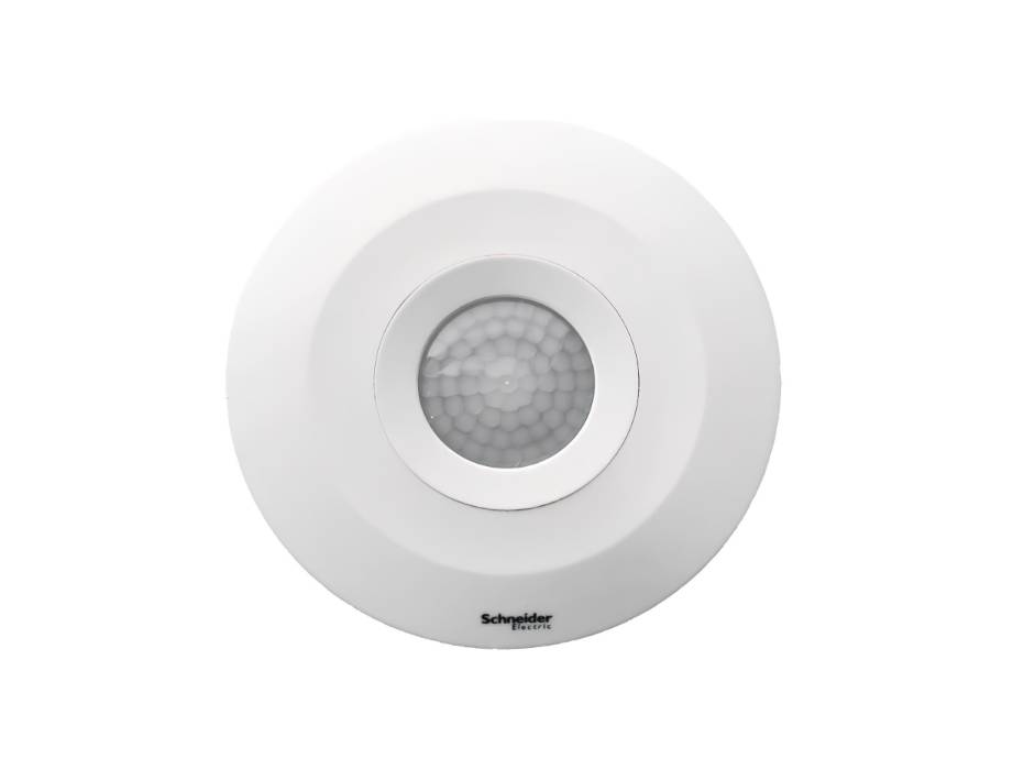 Schneider-electric 360° Occupancy Slim PIR - Presence Room Ceiling Mount - 230V Energy Saving Motion Sensor, White