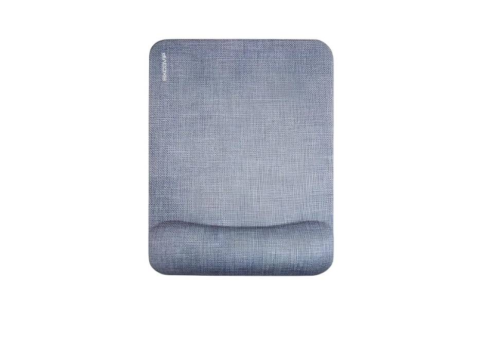 EXCOVIP Mouse Pad With Wrist Support, Soft And Comfortable Ergonomic Hand Washable Mouse Pad, Grey 9558