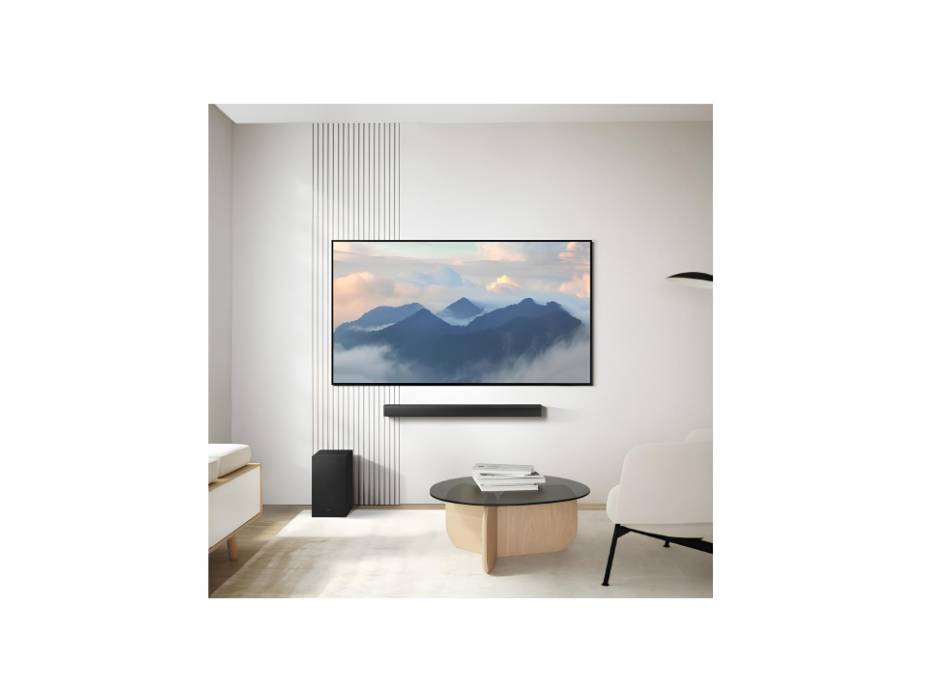Samsung B-series Soundbar, B650F, 3.1 ch, Subwoofer, 3.1ch Sound, Q-Symphony, Dolby Audio/DTS Virtual:X, Adaptive Sound, HW-B650F/ZN