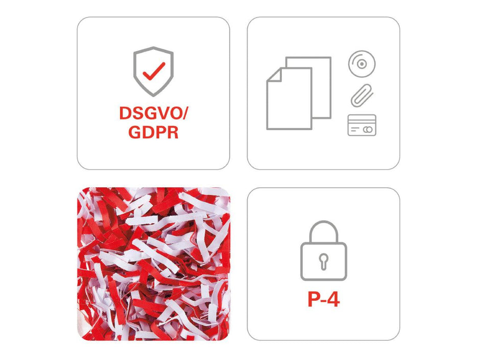 HSM ShredStar X10 - ( 4.5 x 30) Cross Cut Shredder - Altimus