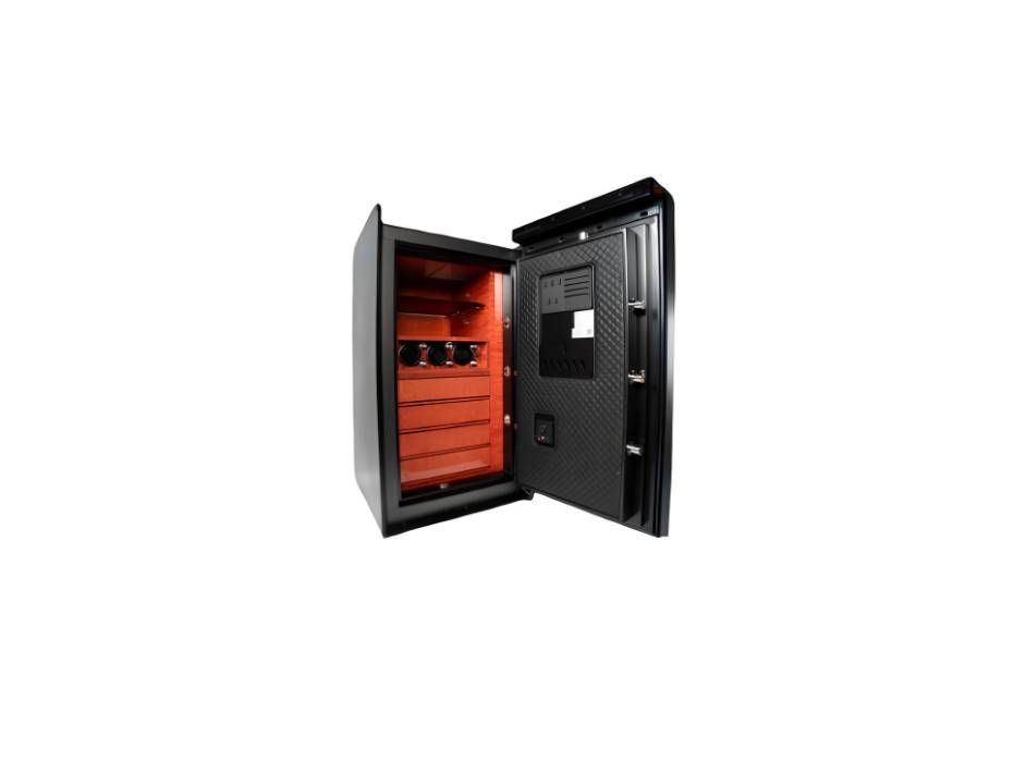 LUCELL Premium Fire Safe LU-3000HG#W - S4W3, Finger print, Digital lock, Black - Crystal (Watch Winder)